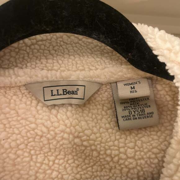 L.L. Bean Women's Faux Suede Sherpa Lined Jacket - Picture 2 of 3